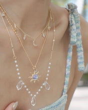 Load image into Gallery viewer, Rain - Pearl x Droplet Necklace
