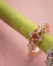 Load image into Gallery viewer, 【紅石榴】LUMINA - Rose Gold Ring ✦ 925 Silver ™
