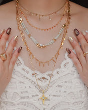 Load image into Gallery viewer, COURAGE STAR - Gold Opal Necklace
