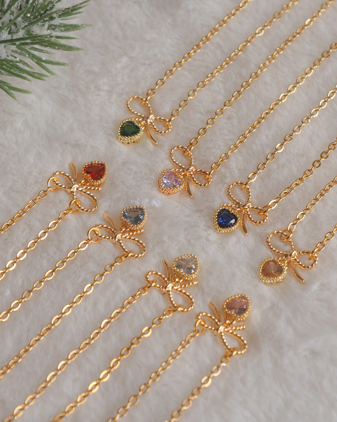 Tiny Ribbon - 8 Colours Necklace *Waterproof