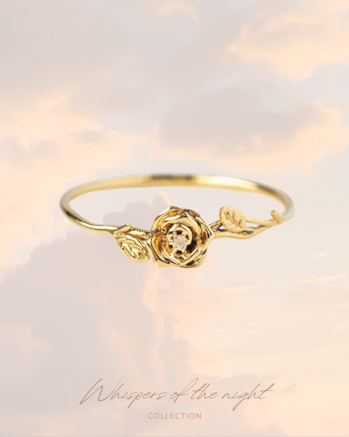 June • Rose - Birth Flower Ring