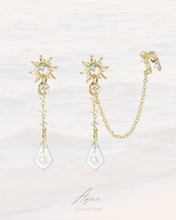 Load image into Gallery viewer, Healer - 18KGP Chain Earrings【琉璃石】
