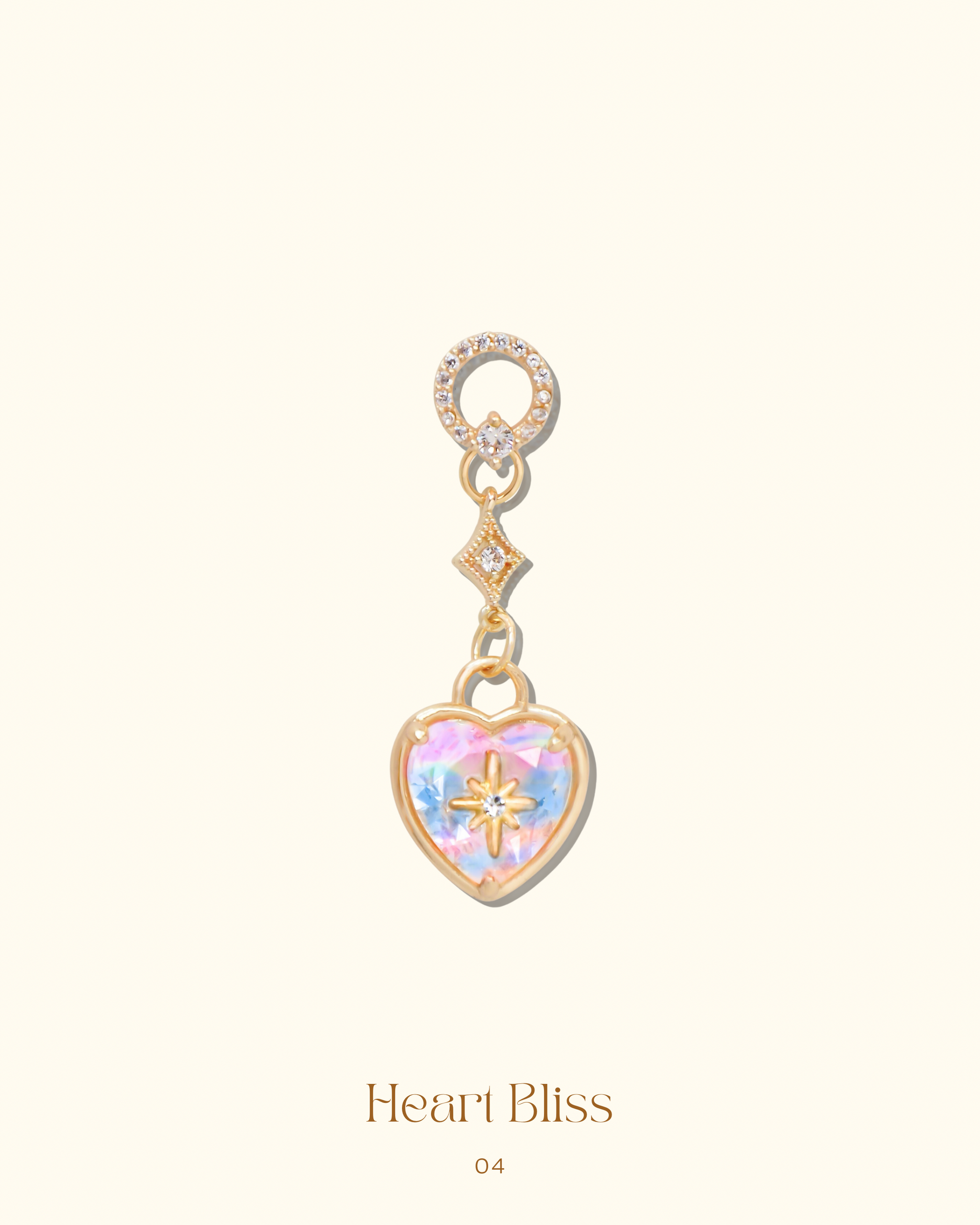 3色セット BASICKS X Tachikoma Heart Charm Heart Bliss 04 - 14KGP Heart Charm – WACKO JEWELRY