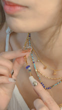 將圖片載入圖庫檢視器 Aura - Gold Titanium Steel Pearl x Crystal Necklace
