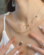 將圖片載入圖庫檢視器 Ethereal - Gold Titanium Steel Double Layered Necklace *Waterproof
