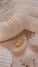 將圖片載入圖庫檢視器 Sea Shell - Gold Titanium Steel Double Layered Necklace *Waterproof
