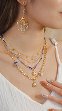 將圖片載入圖庫檢視器 Ethereal - Gold Titanium Steel Double Layered Necklace *Waterproof
