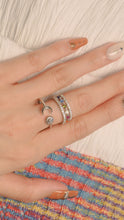 Load image into Gallery viewer, Full Spirit &amp; Bright - 18KGP Silver Rings
