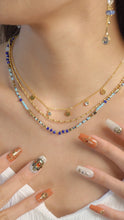 將圖片載入圖庫檢視器 Ethereal - Gold Titanium Steel Double Layered Necklace *Waterproof
