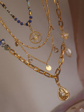 Load image into Gallery viewer, Ethereal - Gold Titanium Steel Double Layered Necklace *Waterproof
