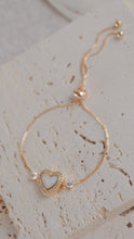 將圖片載入圖庫檢視器 Heart Glow - Gold Vermeil Opal Star Bracelet
