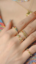 將圖片載入圖庫檢視器 Golden Hour Collection - 18KGP Gold Rings
