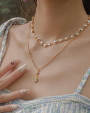 將圖片載入圖庫檢視器 Opalic - Titanium Steel Opal Necklace
