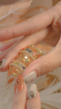 Load image into Gallery viewer, Golden Hour Collection - 18KGP Gold Rings
