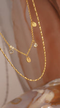 Load image into Gallery viewer, Ethereal - Gold Titanium Steel Double Layered Necklace *Waterproof
