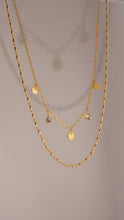 將圖片載入圖庫檢視器 Ethereal - Gold Titanium Steel Double Layered Necklace *Waterproof
