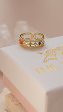 將圖片載入圖庫檢視器 Golden Hour Collection - 18KGP Gold Rings
