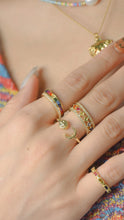 Load image into Gallery viewer, Golden Hour Collection - 18KGP Gold Rings
