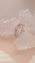 Load image into Gallery viewer, Full Spirit - 18KGP Rainbow Silver Rings
