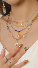 將圖片載入圖庫檢視器 Ethereal - Gold Titanium Steel Double Layered Necklace *Waterproof
