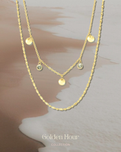 將圖片載入圖庫檢視器 Ethereal - Gold Titanium Steel Double Layered Necklace *Waterproof
