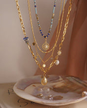 將圖片載入圖庫檢視器 Ethereal - Gold Titanium Steel Double Layered Necklace *Waterproof
