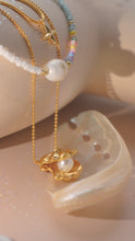 將圖片載入圖庫檢視器 Sea Shell - Gold Titanium Steel Double Layered Necklace *Waterproof
