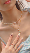 將圖片載入圖庫檢視器 Opalic - Titanium Steel Opal Necklace

