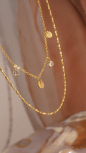 將圖片載入圖庫檢視器 Ethereal - Gold Titanium Steel Double Layered Necklace *Waterproof

