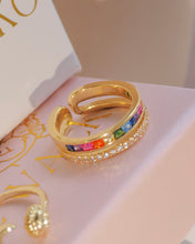 將圖片載入圖庫檢視器 Golden Hour Collection - 18KGP Gold Rings
