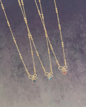 將影片載入圖庫檢視器並播放，Tiny Ribbon - 8 Colours Necklace *Waterproof
