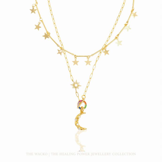 TOGGLE NECKLACE - HEALING MOON SET