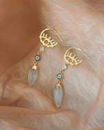 CAN'T TAKE MY EYES OFF YOU - 18KGP Crystal Earrings