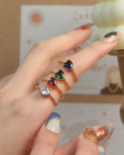 Load image into Gallery viewer, One Promise - 18KGP Heart Ring
