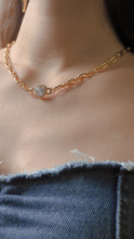 將圖片載入圖庫檢視器 Melting Love Titanium Steel Chain Choker Necklace (waterproof) *防水物料

