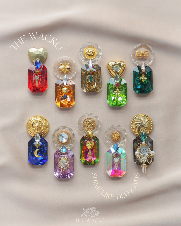 Shine Like Diamond Ver.2 - 18K Handicraft Earrings