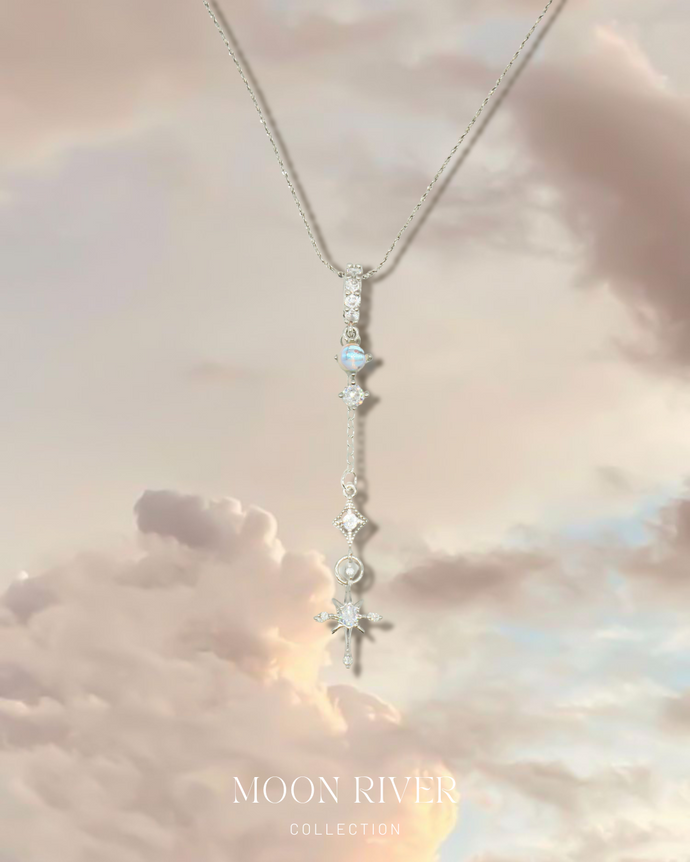 Moon Vision - Moonstone 925 Silver Necklace