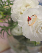 Load image into Gallery viewer, One Promise - 18KGP Heart Ring
