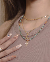 將圖片載入圖庫檢視器 Dreamy Rise - Gold Titanium Steel Opal Necklace
