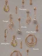 Fall For You Hoop Earrings
