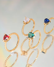 Load image into Gallery viewer, One Promise - 18KGP Heart Ring
