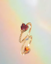 Load image into Gallery viewer, One Promise - 18KGP Heart Ring
