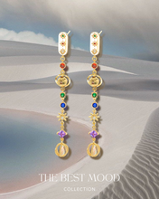 Load image into Gallery viewer, Diva - 18K RAINBOW EARRINGS
