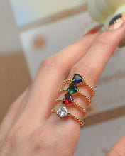 Load image into Gallery viewer, One Promise - 18KGP Heart Ring
