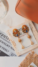 Load image into Gallery viewer, Vita - Vintage Button Earrings
