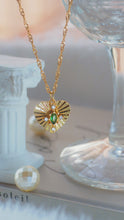 Load image into Gallery viewer, Retro Love • Gold Titanium Steel CZ Necklace (waterproof) *防水物料
