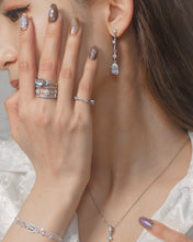 將圖片載入圖庫檢視器 Waterfall of Star - 925 Silver Earrings
