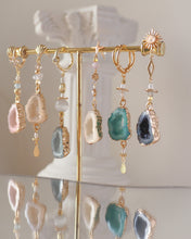 Load image into Gallery viewer, Mystic Stone - 18KGP Crystal Stone Earrings
