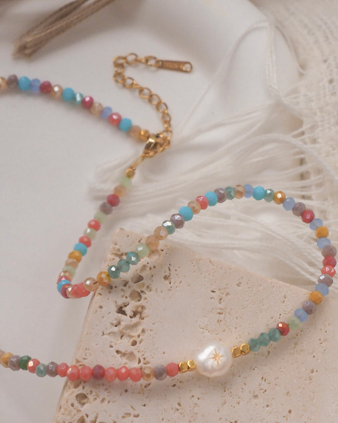 Topia - Crystal Beaded Necklace