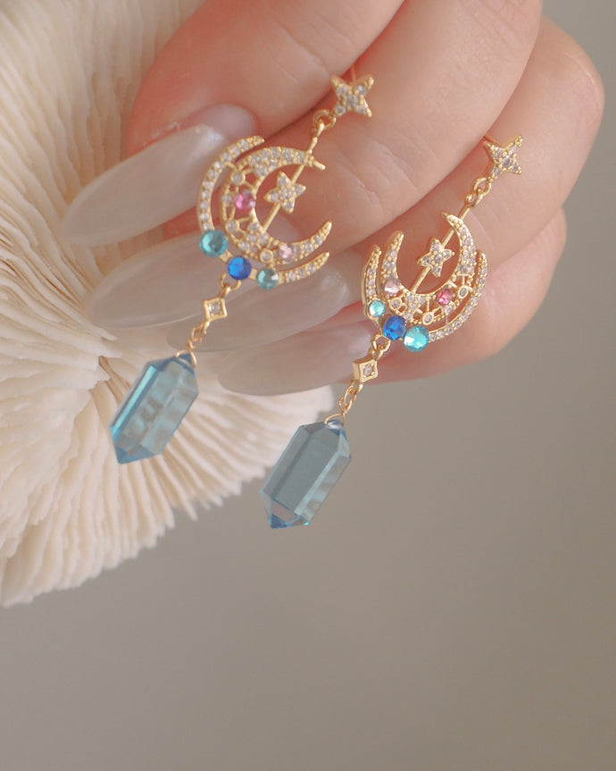 Freeze - 18KGP Crystal Earrings
